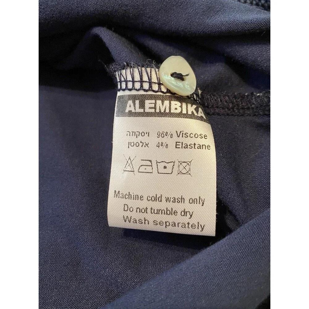 Alembika Cloud Crop Cardigan Jacket Women’s 0 Blue Polka Dot Abstract Lagenlook